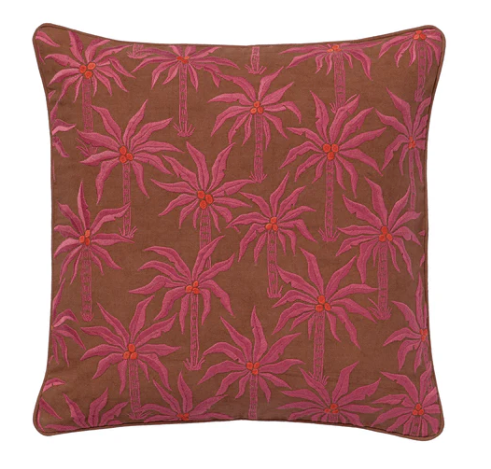 Cushion Laura Cinnamon & Orchid