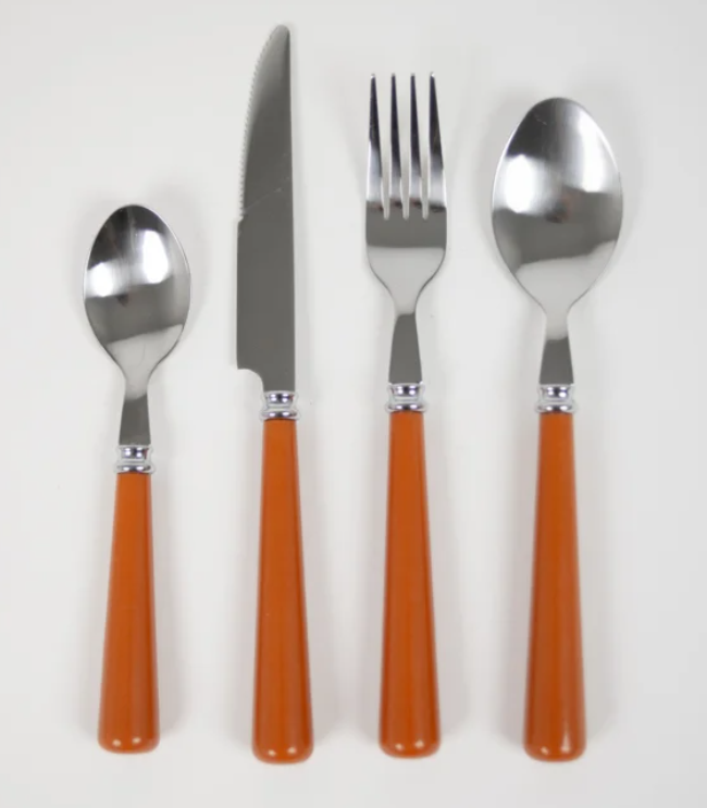 Lotta Orange Cutlery | 24 pcs