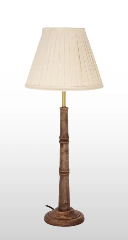 Small Wooden Table Lamp