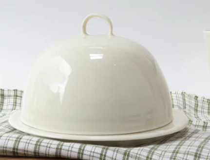 Lidded Butter Dish | Whole Milk White