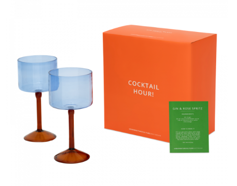 Gin & Tonic Cocktail Glass | Set of 2