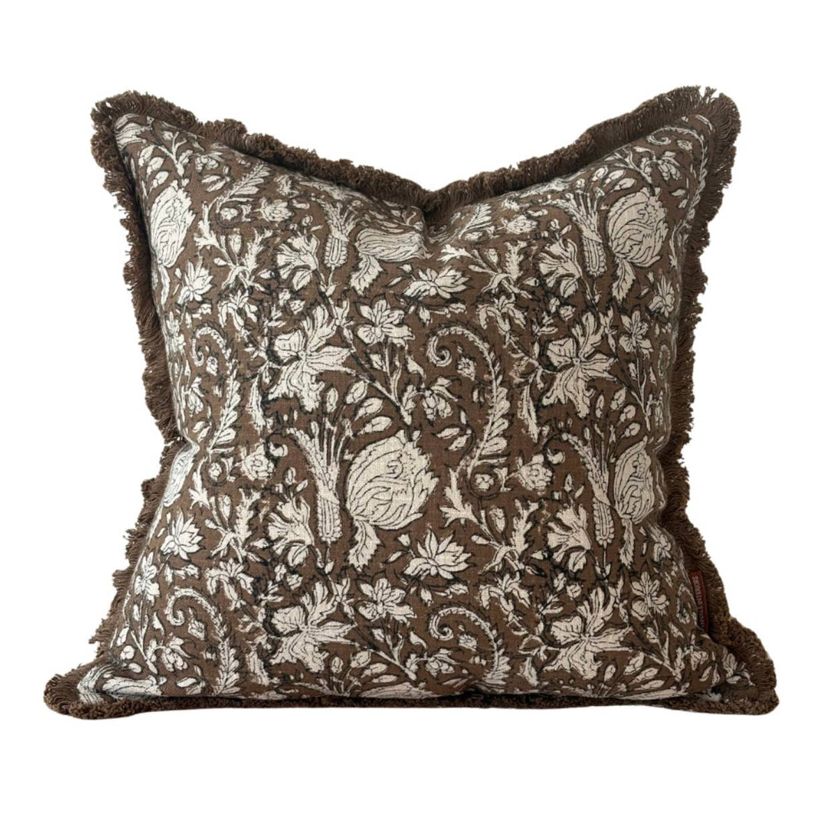 Sadie Brown Print Cushion