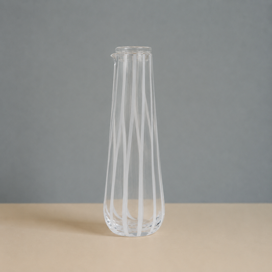 Stripe Carafe & Lid