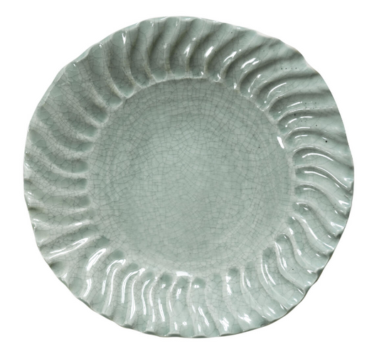 Dashi Celadon | Deep Plate