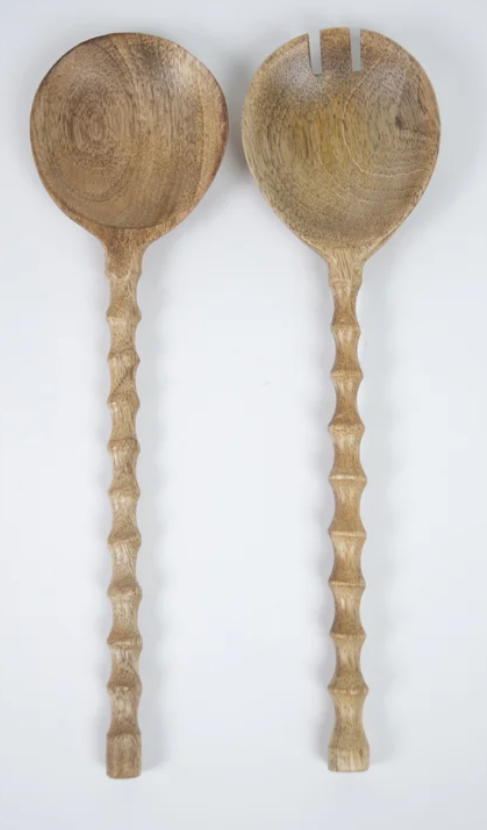 Salad Servers | Natural