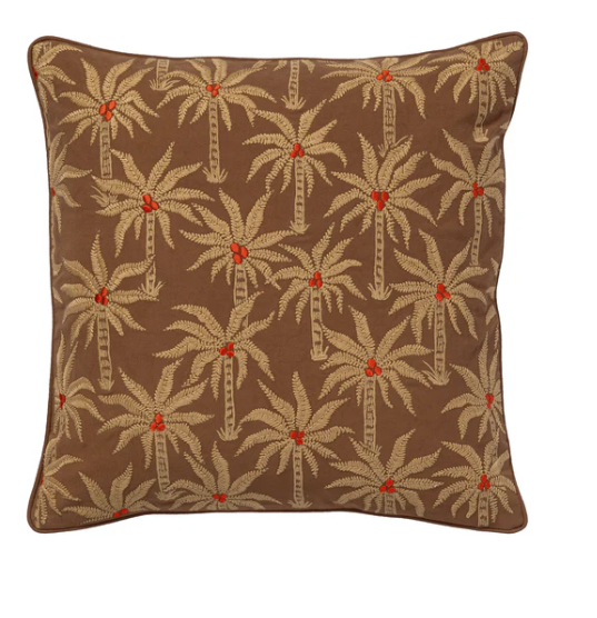 Cushion Laura Cinnamon & Sand