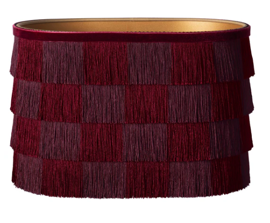 Lampshade Giselle Burgundy & Bordeaux